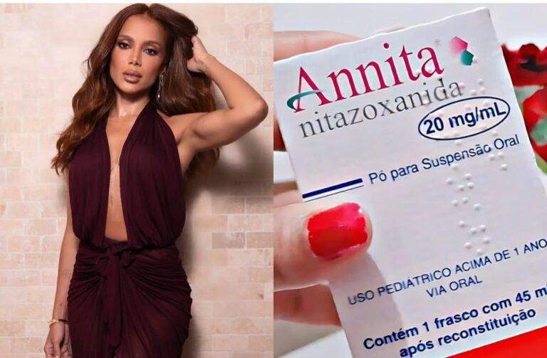 Anita tenta barrar empresa farmacêutica de remédio para vermes de usar seu nome em novos produtos