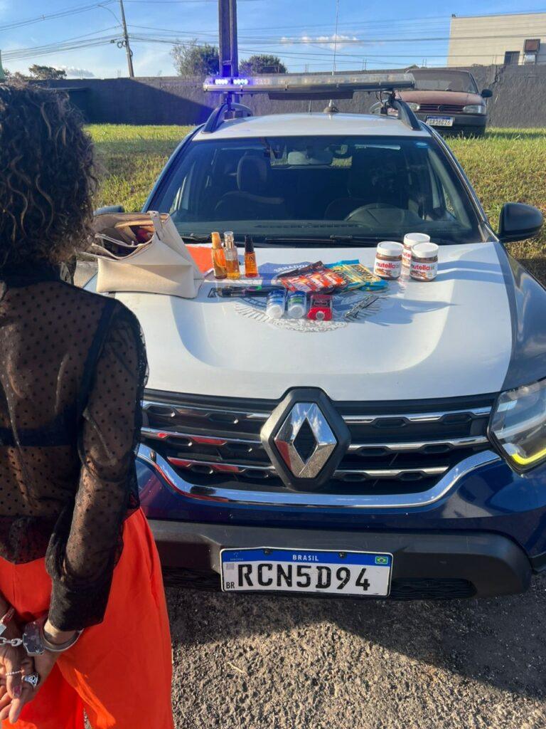 GCM  de Senador Canedo detém mulher por furto de produtos  em supermercado