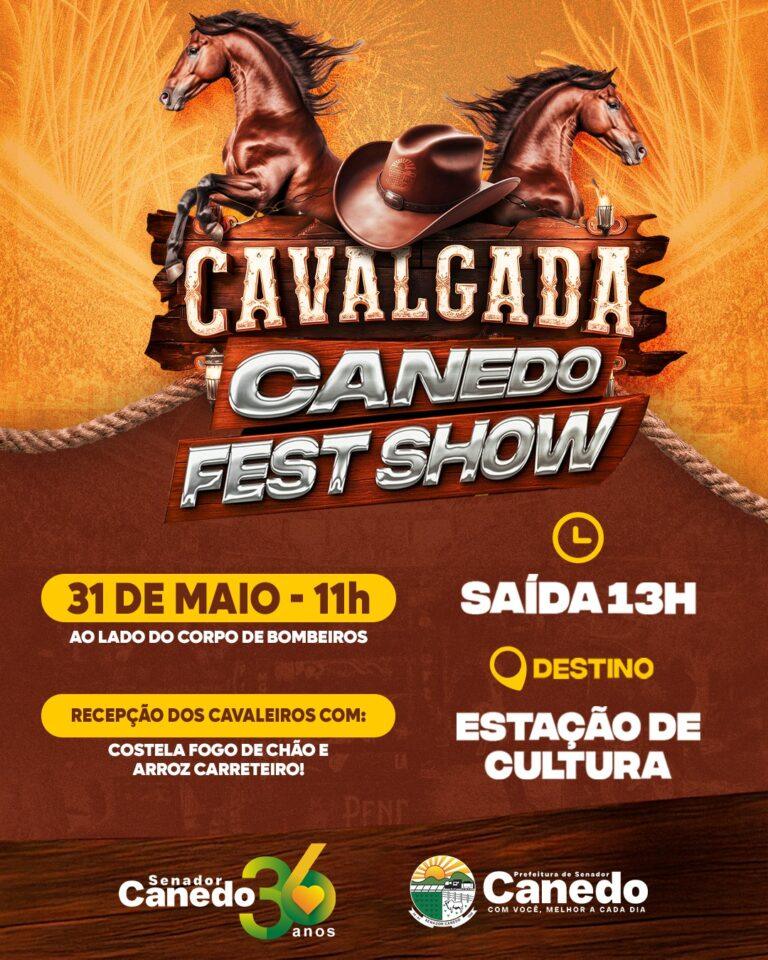 Cavalgada  marca celebração dos 36 anos de Senador Canedo  com tradição  ,cultura e Sabor