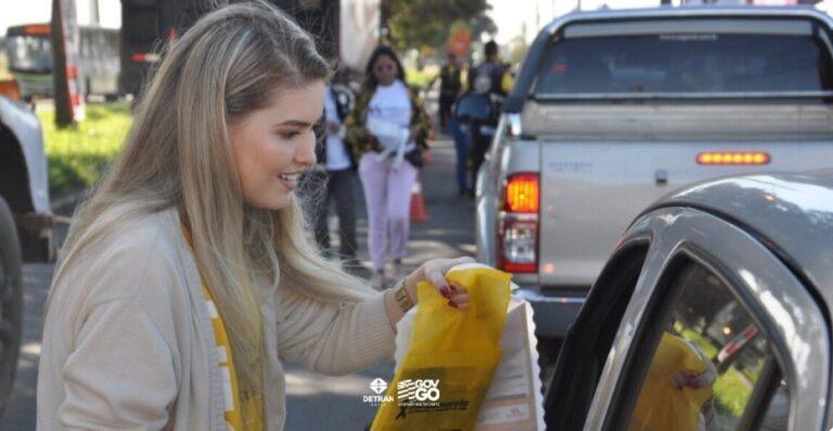 Detran-Go intensifica ações educativas no Maio  Amarelo