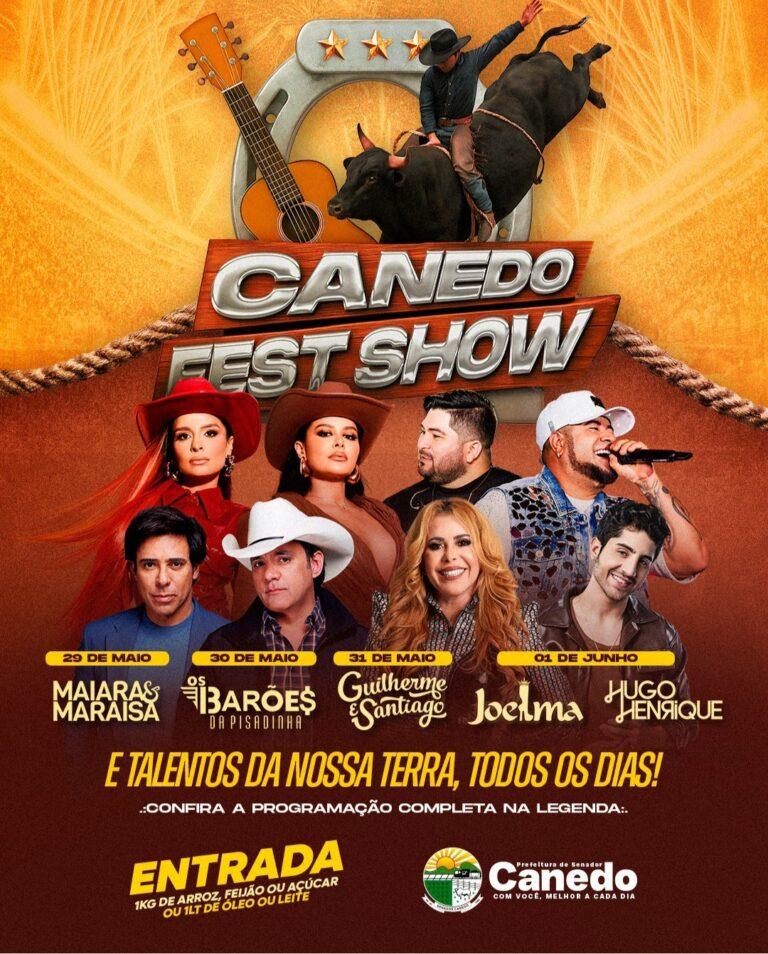 Confira as atrações do  Canedo Fest Show  2025