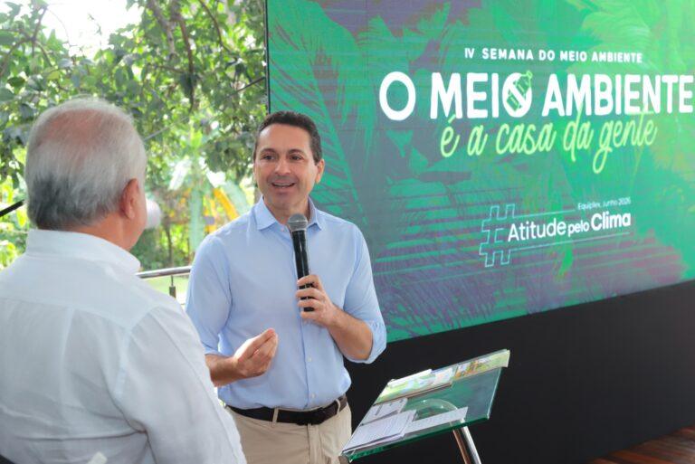 Prefeito Vilela participa da abertura da IV  Semana do Meio Ambiente do grupo H.Egídio