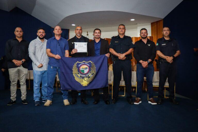 Comandante da GCM de Senador Canedo  conclui  curso de inteligência em Segurança Pública do estado de Goiás