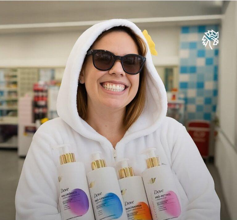 Para celebrar o inverno Dove irá  oferecer produtos gratuitos para quem for de Pijama  às  farmácias