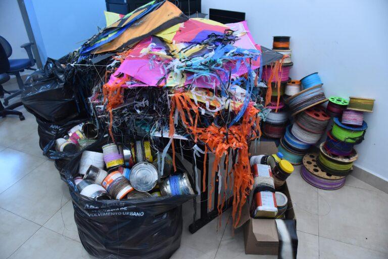 Guarda  Municipal intensifica combate a cerol  e linhas cortantes em Aparecida