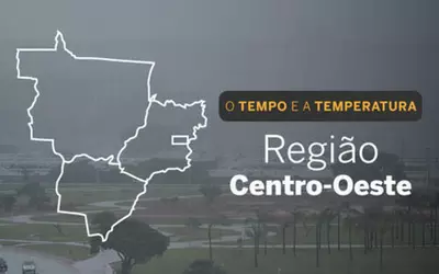 PREVISÃO DO TEMPO: segunda-feira (30) com sol em grande parte do Centro-Oeste