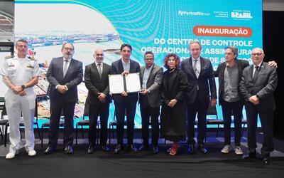 Porto do Rio de Janeiro (RJ) recebe novo Centro de Controle Operacional e começa obras de dragagem no Cais da Gamboa
