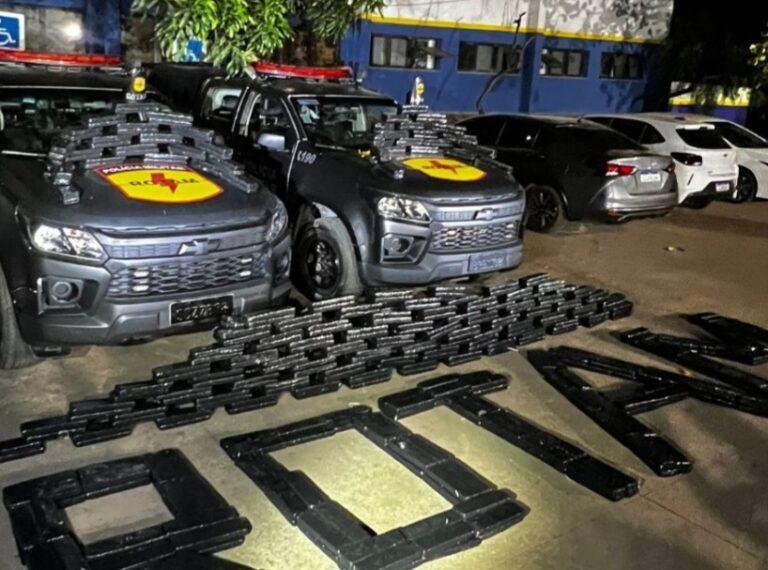 Policiais da Rotam prendem homem com 600 kg de maconha em Goiânia