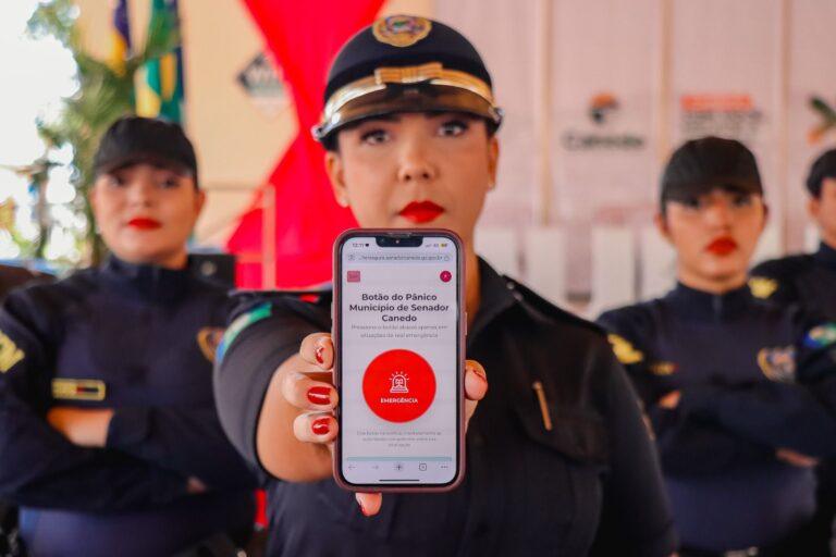 Senador Canedo lança programa e aplicativo “Mulher +Segura”  para acolhimento de vítimas de violência  doméstica