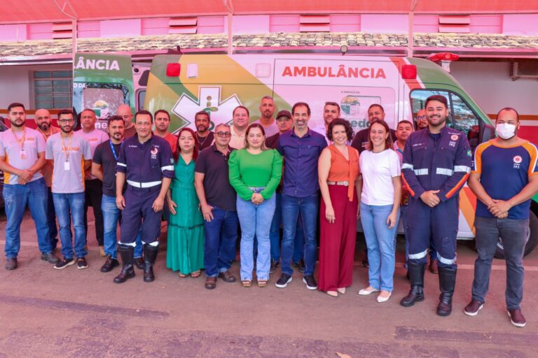 Senador Canedo inaugura Central de Ambulâncias para agilizar atendimento