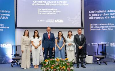 Novos diretores assumem na ANA e reforçam compromisso com gestão da água