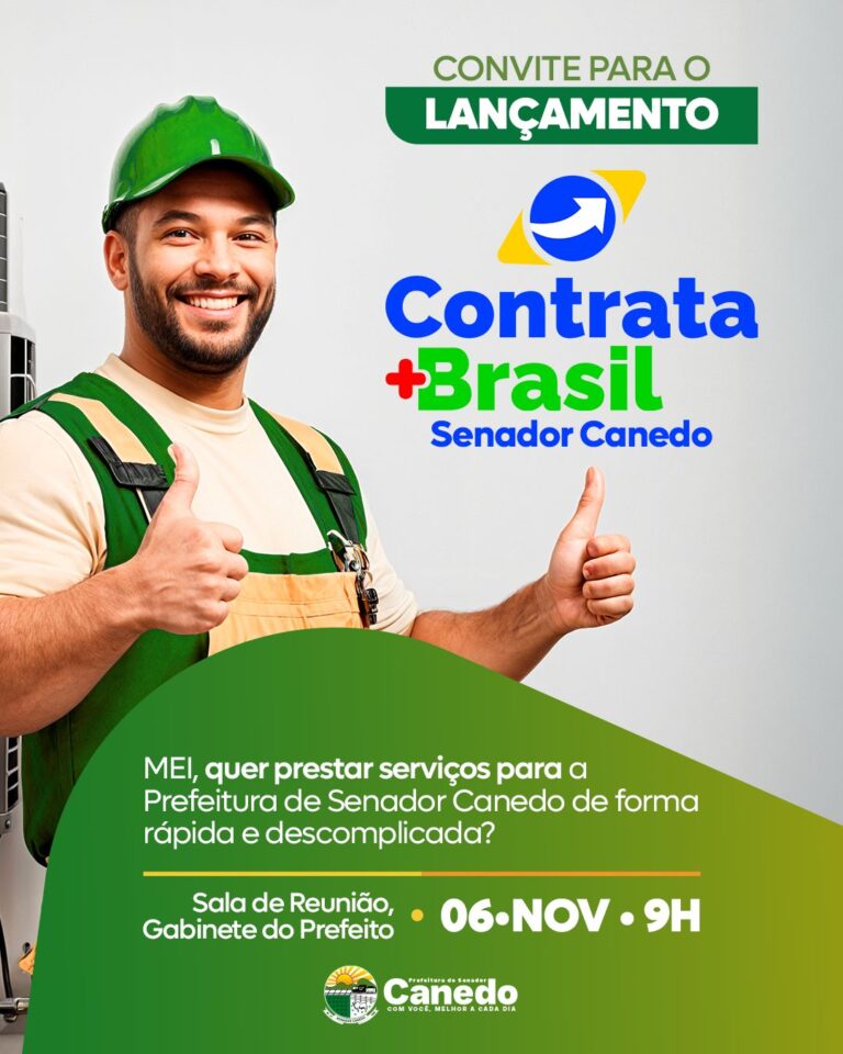 Senador Canedo  é o primeiro  município  da região  metropolitana a  adotar o novo sistema nacional  de  contratações  públicas