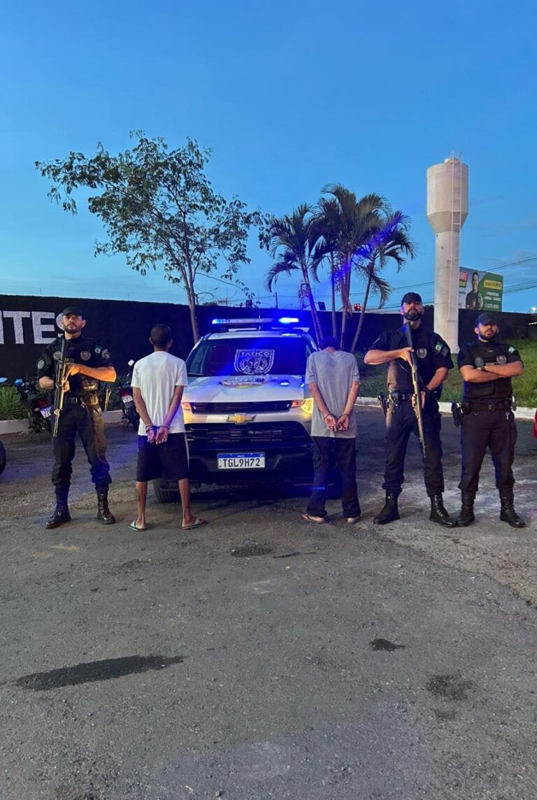 Equipes  do tático da GCM detêm indivíduos  suspeitos  de tráfico de drogas  em Senador Canedo