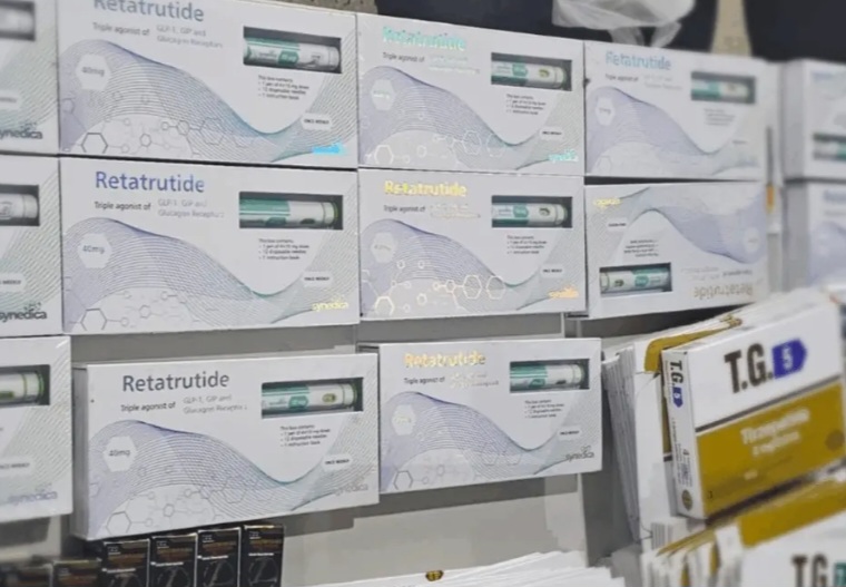 Polícia  Civil apreende grande  quantidade de remédios para emagrecimento sem registro em Goiânia