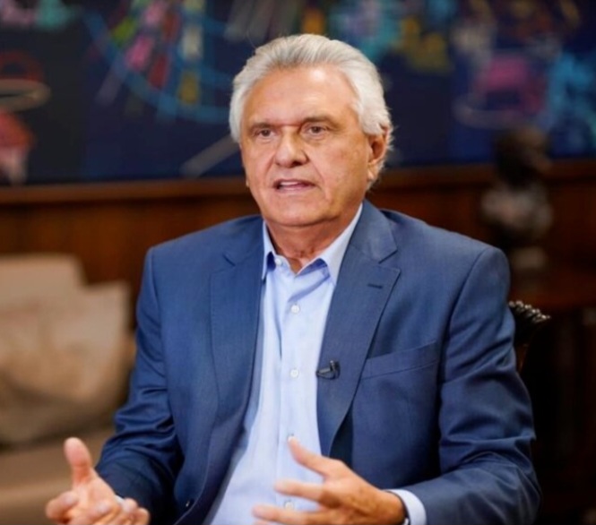 Caiado  critica  governo federal  e reforça  discurso  de combate ao crime:”Não  vamos ajoelhar pra bandido “