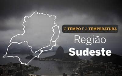 PREVISÃO DO TEMPO: Quinta-feira (18) com muitas nuvens e pancadas de chuvas no Sudeste