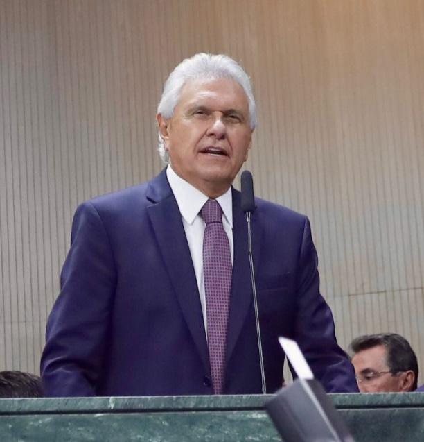 Em despedida,Caiado defende democracia e diz que Goiás é  “Ilha  de segurança “
