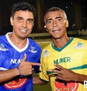 Romário e Alex Dias comandam jogo  solidário  em  Anápolis