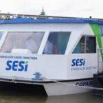 Embarcação do SESI leva atendimentos da atenção primária em saúde a trabalhadores do Pará