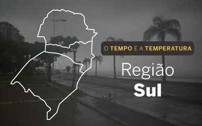 O TEMPO E A TEMPERATURA: Frente fria mantém chuva no Paraná e geada no Rio Grande do Sul nesta terça-feira (28)