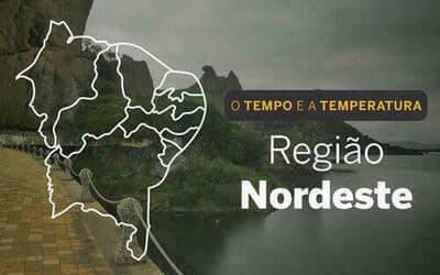 O TEMPO E A TEMPERATURA: Nordeste terá chuva isolada no litoral e calor no interior nesta quarta-feira (20)