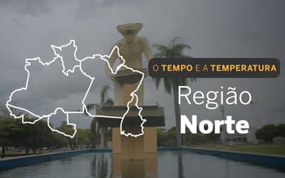 O TEMPO E A TEMPERATURA: chuvas continuam no Norte nesta quarta-feira (13)