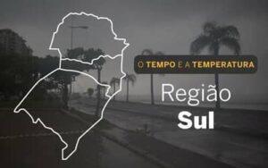 O TEMPO E A TEMPERATURA: chuvas continuam no Paraná nesta sexta-feira (15)