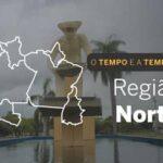 O TEMPO E A TEMPERATURA: sábado (16) com pancadas de chuva no Norte