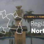 O TEMPO E A TEMPERATURA: sábado (23) com pancadas de chuva no Norte