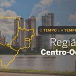 O TEMPO E A TEMPERATURA: sexta-feira (15) com fortes chuvas em grande parte do Centro-Oeste
