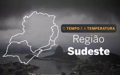 O TEMPO E A TEMPERATURA: sexta (29) com chuvas isoladas na Região Sudeste