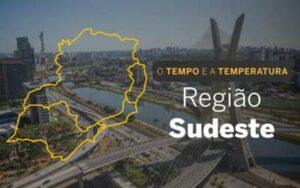 PREVISÃO DO TEMPO: Céu claro a encoberto no Sudeste