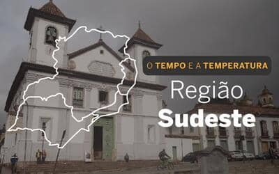 PREVISÃO DO TEMPO: Sudeste tem alerta de acumulado de chuva neste sábado (7)