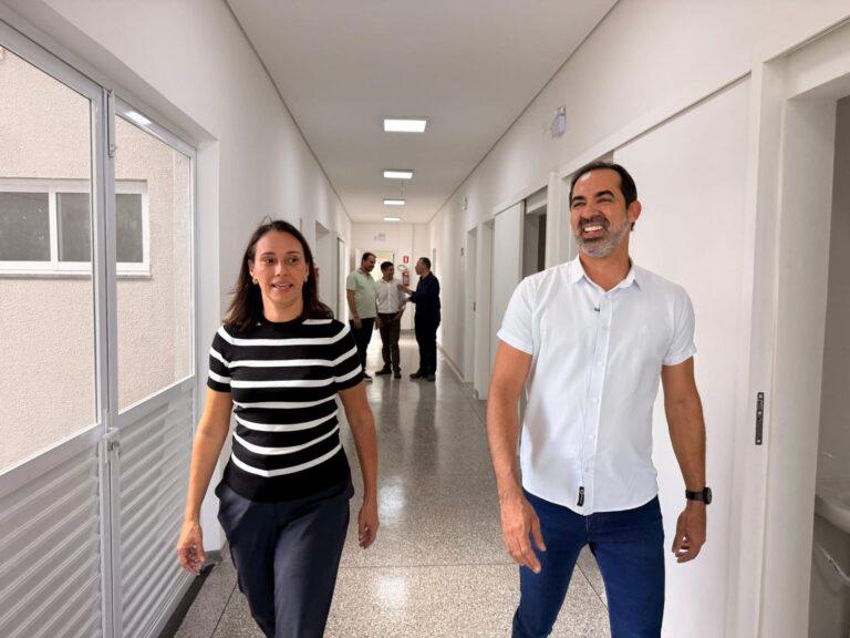 Pellozo Vistoria construção da nova UBS  do Boa Esperança