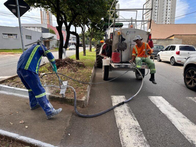 Comurg ultrapassa 8,6 milhões de metros lineares de pintura de meio-fio