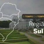O TEMPO E A TEMPERATURA: confira a previsão para a Região Sul