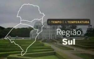 O TEMPO E A TEMPERATURA: domingo (14) com chuva e frio no Sul