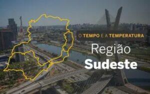 O TEMPO E A TEMPERATURA: segunda-feira (08) de sol no Sudeste