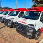 Prefeitura de Goiânia recebe sete novas ambulâncias para ampliar frota própria do SAMU