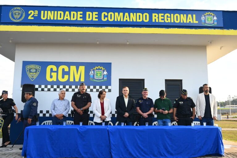 Mabel inaugura nova base da Guarda Civil Metropolitana na região Leste de Goiânia