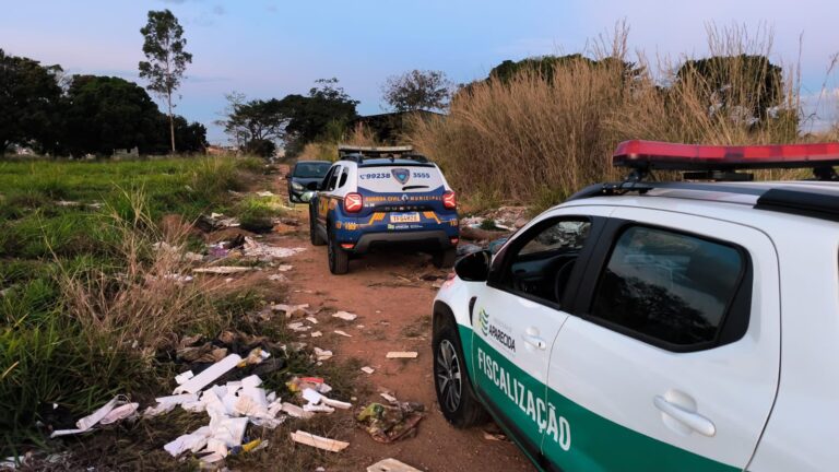 Prefeitura de Aparecida fecha o cerco contra descarte irregular e registra seis apreensões em pouco mais de 24 horas