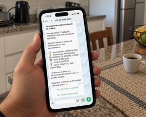 Goiânia começa a confirmar consultas especializadas pelo WhatsApp