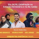 Goiânia celebra 93 anos com megafestival gratuito na Avenida Goiás; confira a programação