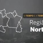 O TEMPO E A TEMPERATURA: Sábado tem chuva forte no interior de Rondônia, Tocantins e Amazonas